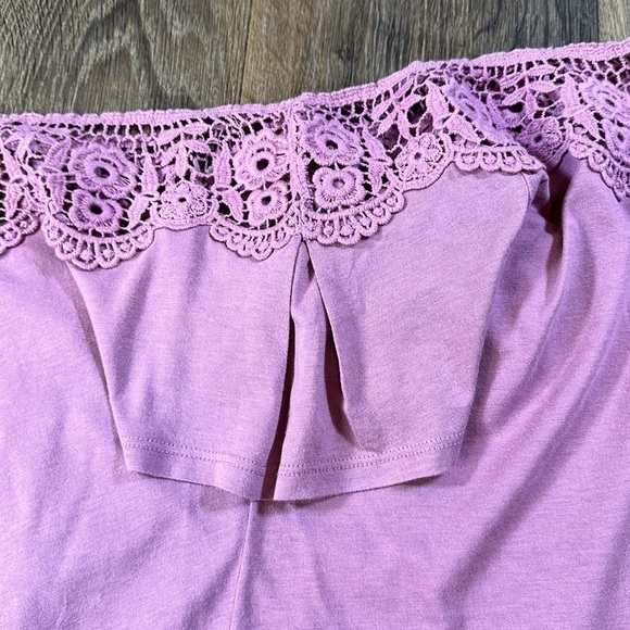 New Without Tag Ann Taylor Loft Broderie Blouse - Cotton & Modal - Picture 3 of 6
